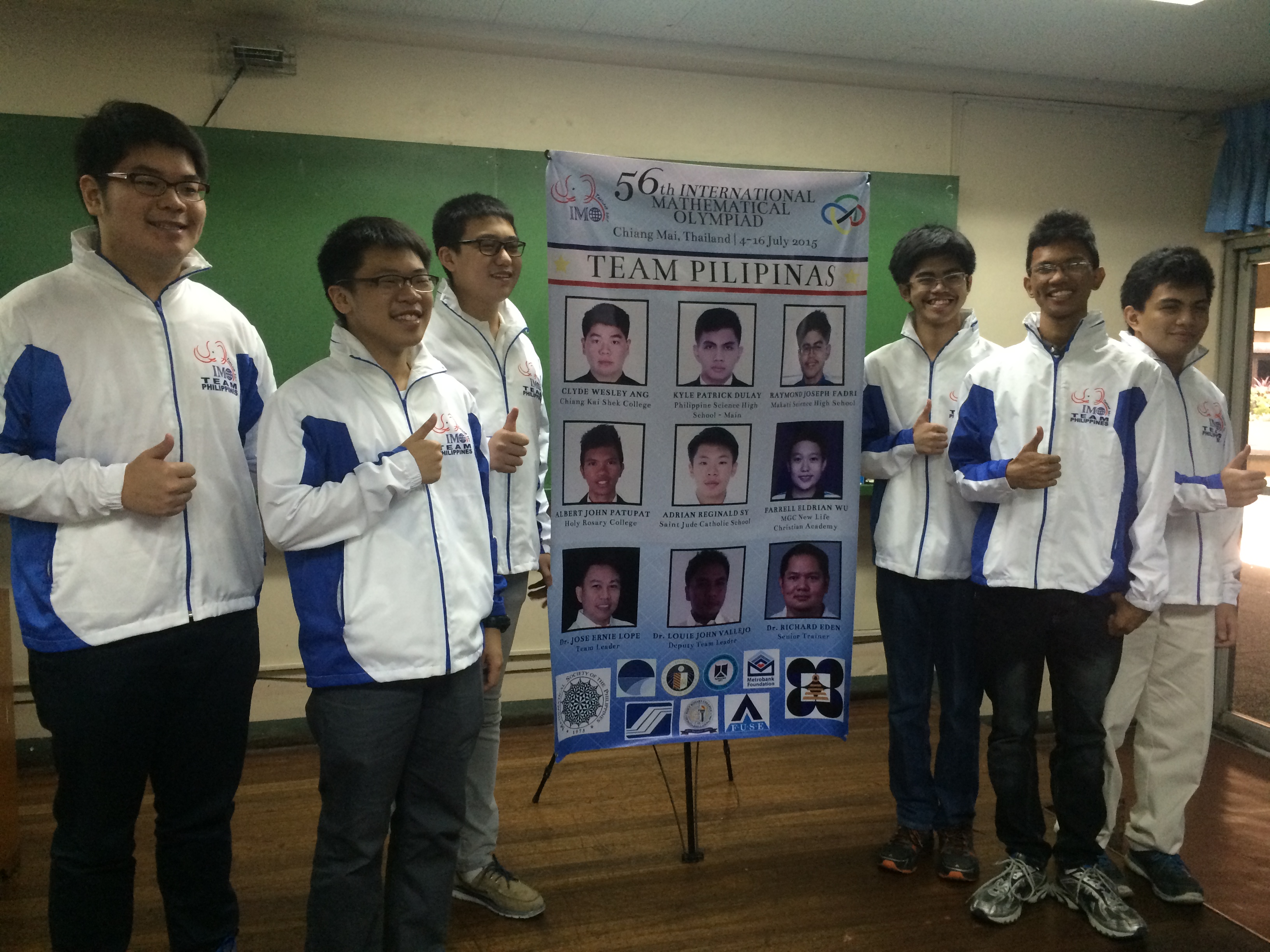 PH Team of IMO 2015